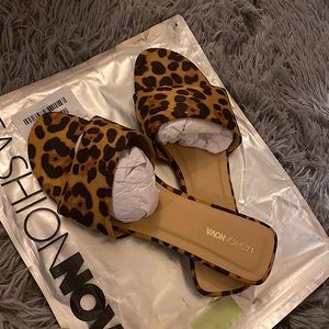 Animal Printed Flat Sandal
